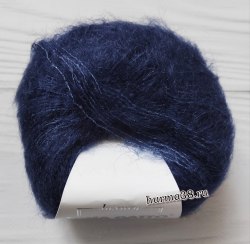 Пряжа Лана Гатто Силк Мохер (Lana Gatto Silk Mohair) 6035 тёмно-синий