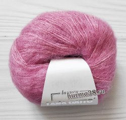 Пряжа Лана Гатто Силк Мохер (Lana Gatto Silk Mohair) 7259 сухая роза