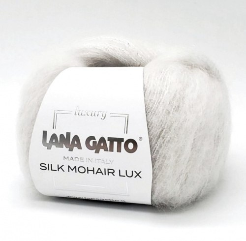 Лана Гатто Силк Мохер Люкс (Lana Gatto Silk Mohair Lux) 6027 белый