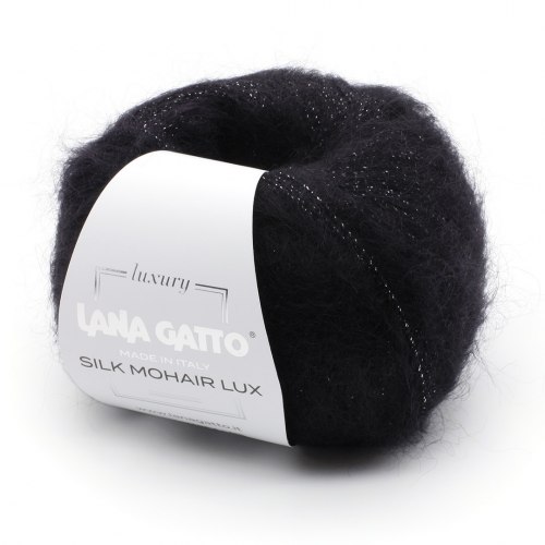 Лана Гатто Силк Мохер Люкс (Lana Gatto Silk Mohair Lux) 5000 чёрный