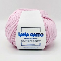 Пряжа Лана Гатто Супер Софт (Lana Gatto Super Soft) 5284 светло-розовый