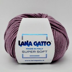 Пряжа Лана Гатто Супер Софт (Lana Gatto Super Soft) 12940 пыльная сирень