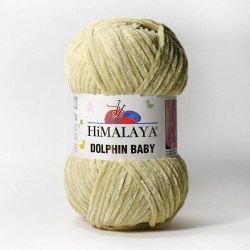 Пряжа Гималая Долфин Беби (Himalaya Dolphin Baby) 80359 оливковый