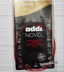 Спицы круговые с квадратным кончиком Адди (Addi) серия "Novel" №4 100см
