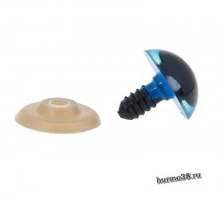 Глазки для игрушек на безопасном креплении цвет голубой 2 см. 2 шт. арт. 1553390