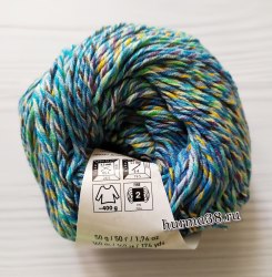 Пряжа Ярнарт Джинс Тропикал (YarnArt Jeans Tropical) цвет 614