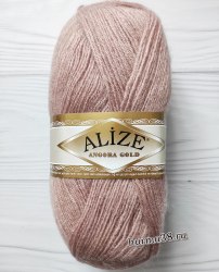 Пряжа Ализе Ангора Голд (Alize Angora Gold) 452 пепельная роза