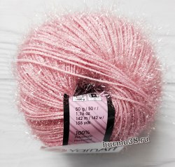 Пряжа Ярнарт Кристмас (YarnArt Christmas) 47 бледно-розовый