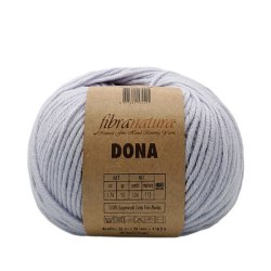 Пряжа Фибра Натура Дона (Fibra Natura Dona) 106-35 жемчужно-серый