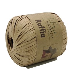 Пряжа Фибра Натура Раффия (Fibra Natura Raffia) 116-14 беж