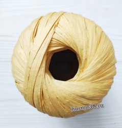 Пряжа Фибра Натура Раффия (Fibra Natura Raffia) 116-21 соломенный