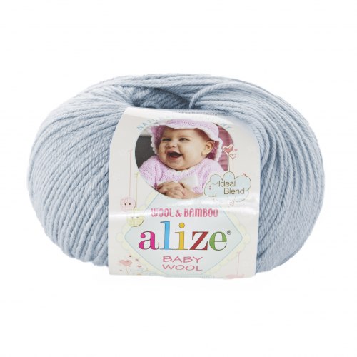 Пряжа Ализе Бейби Вул (Alize Baby Wool) 224 зимнее небо
