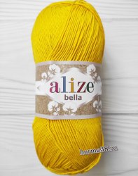 Пряжа Ализе Белла 100 (Alize Bella 100) 488 жёлтый