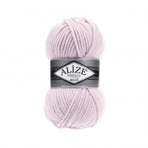 Пряжа Ализе Суперлана Макси (Alize Superlana Maxi) 275 нежно-розовый