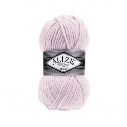 Пряжа Ализе Суперлана Макси (Alize Superlana Maxi) 275 нежно-розовый