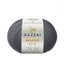 Пряжа Газзал Вул 175 (Gazzal Wool 175) 303 светлый антрацит