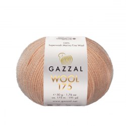 Пряжа Газзал Вул 175 (Gazzal Wool 175) 306 темно-бежевый