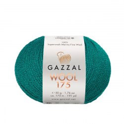 Пряжа Газзал Вул 175 (Gazzal Wool 175) 320 нефрит