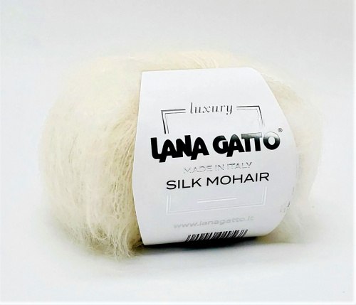 Пряжа Лана Гатто Силк Мохер (Lana Gatto Silk Mohair) 6028 молочный