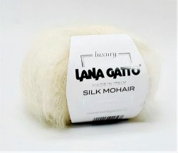 Пряжа Лана Гатто Силк Мохер (Lana Gatto Silk Mohair) 6028 молочный