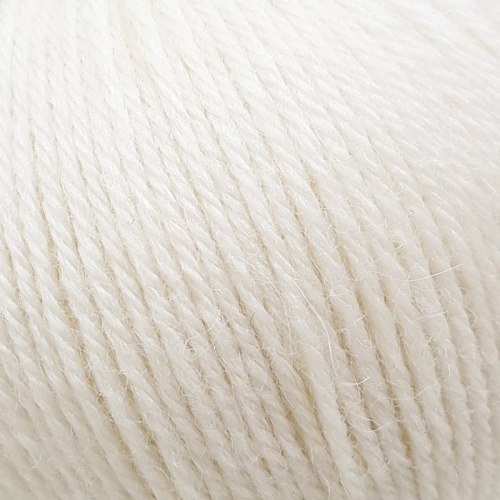 Пряжа Газзал Бейби Альпака (Gazzal Baby Alpaca) 46001 белый