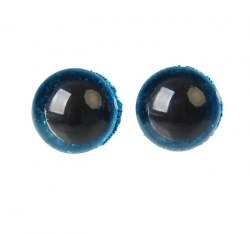 Глазки для игрушек на безопасном креплении цвет голубой 2 шт. 1.2 см. арт.4312211