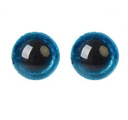 Глазки для игрушек на безопасном креплении цвет голубой 2 шт. 1.6 см. арт.4312221