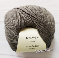 Пряжа Газзал Бейби Коттон (Gazzal Baby Cotton) 3450 тёмно-серый
