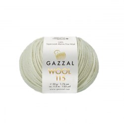 Пряжа Газзал Вул 115 (Gazzal Wool 115) 3302 серо-оливковый