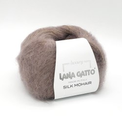 Пряжа Лана Гатто Силк Мохер (Lana Gatto Silk Mohair) 14044 тёмно-бежевый