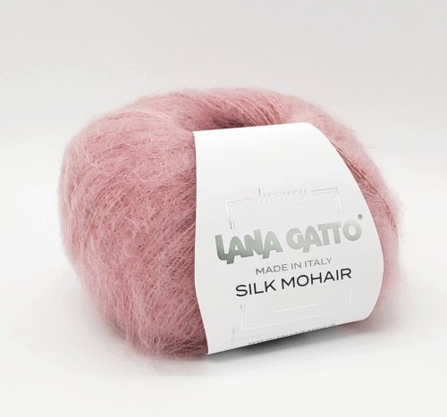Пряжа Лана Гатто Силк Мохер (Lana Gatto Silk Mohair) 14393 розовое дерево