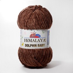 Пряжа Гималая Долфин Беби (Himalaya Dolphin Baby) 80366 коричневый