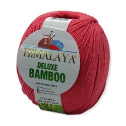 Пряжа Гималая Делюкс Бамбук (Himalaya Deluxe Bamboo) 124-10 красный