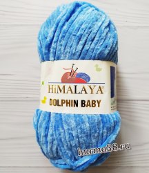 Пряжа Гималая Долфин Беби (Himalaya Dolphin Baby) 80327 голубой