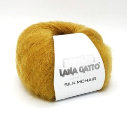 Пряжа Лана Гатто Силк Мохер (Lana Gatto Silk Mohair) 14468 жженый сахар