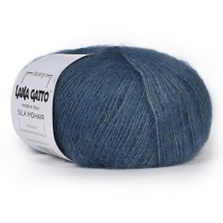 Пряжа Лана Гатто Силк Мохер (Lana Gatto Silk Mohair) 14527 морская волна