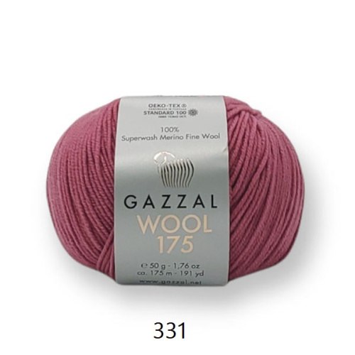 Пряжа Газзал Вул 175 (Gazzal Wool 175) 331