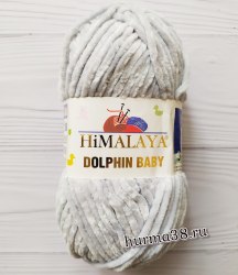 Пряжа Гималая Долфин Беби (Himalaya Dolphin Baby) 80325 светло-серый
