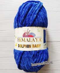 Пряжа Гималая Долфин Беби (Himalaya Dolphin Baby) 80329 синий