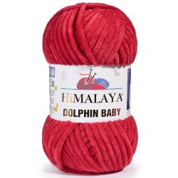 Пряжа Гималая Долфин Беби (Himalaya Dolphin Baby) 80352 красный