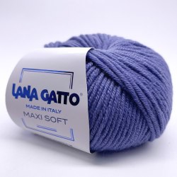 Пряжа Лана Гатто Макси Софт (Lana Gatto Maxi Soft) 10173 джинс
