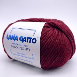 Пряжа Лана Гатто Макси Софт (Lana Gatto Maxi Soft) 10105 вишня