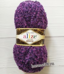 Пряжа Ализе Натурель Букле (Alize Narurale Boucle) 6024 фиолетовый