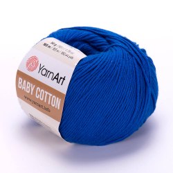 Пряжа Ярнарт Бейби Коттон (YarnArt Baby Cotton) 456 василёк