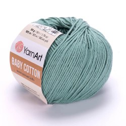 Пряжа Ярнарт Бейби Коттон (YarnArt Baby Cotton) 439 мятный
