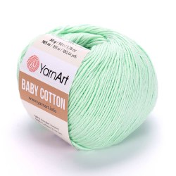 Пряжа Ярнарт Бейби Коттон (YarnArt Baby Cotton) 435 светлая мята