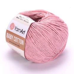 Пряжа Ярнарт Бейби Коттон (YarnArt Baby Cotton) 413 пыльно-розовый