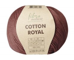Пряжа Фибра Натура Коттон Роял (Fibra Natura Cotton Royal) 18-731 кофейно-розовый