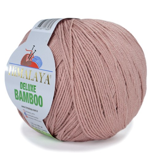 Пряжа Гималая Делюкс Бамбук (Himalaya Deluxe Bamboo) 124-43 тёмная пудра