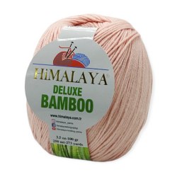 Пряжа Гималая Делюкс Бамбук (Himalaya Deluxe Bamboo) 124-05 персиковый